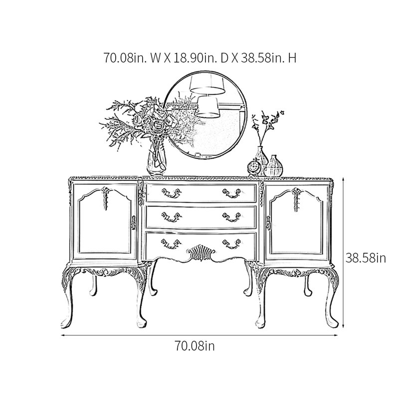 Console Retro Elegant