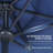 Oshiro 90'' Lighted Market Umbrella with Crank Lift-110559269