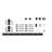 Solid Steel Mini Sliding Rolling Barn Door Hardware Kit for Single Wood Doors-38666347-38666349