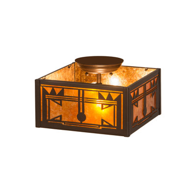Acrylic Semi Flush Mount