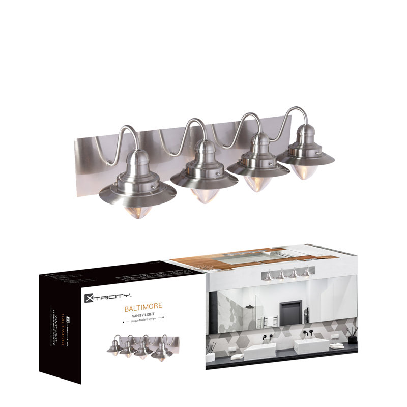 Baltimore 4 - Light Dimmable Vanity Light