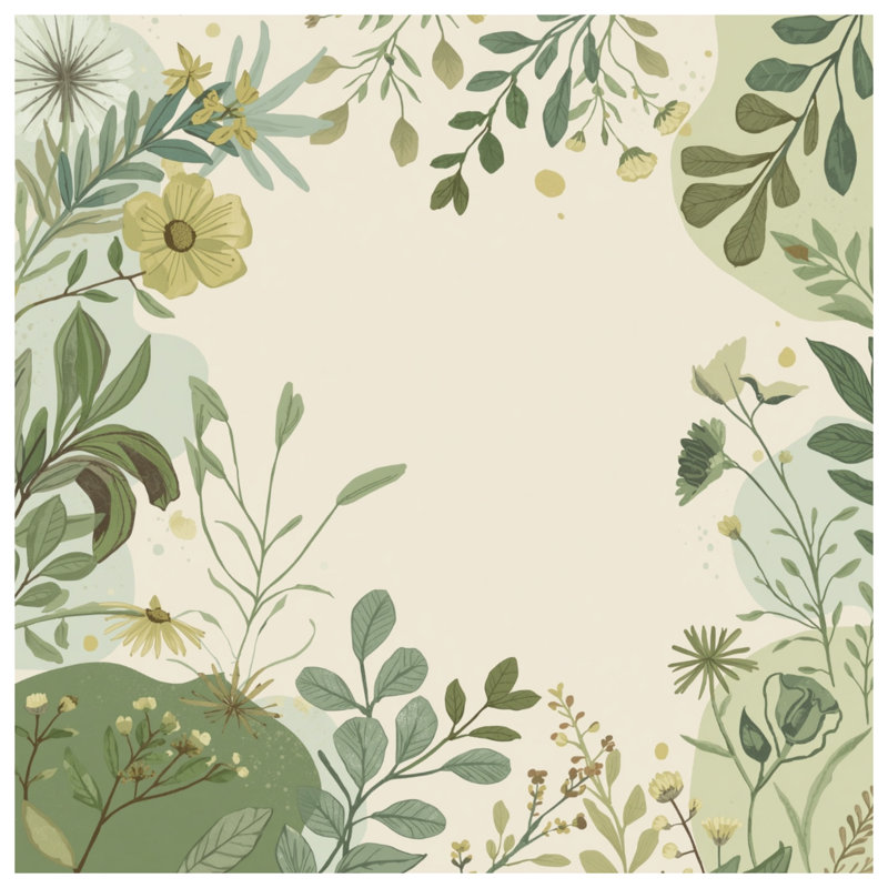 Couvre-lit matelassé Botanical Floral Illustration, King