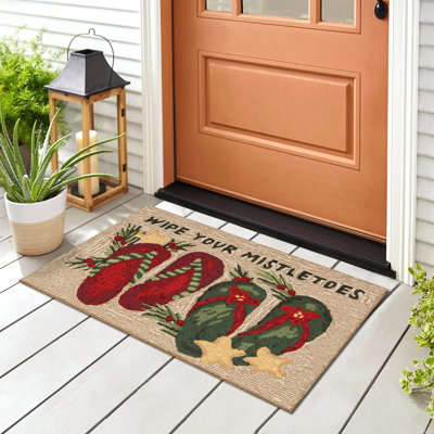 Tapis de cuisine Judilynn Frontporch Mistletoes