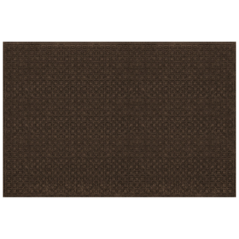 Paillasson Textures Blocks, L 48 po x L 72 po, Brun