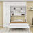 Queen-Size Multi-Function Murphy Bed with Ample Storage Drawers and Slats-817757403