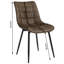 Vassar 46.5cm H Upholstered Side Chair-1449845270