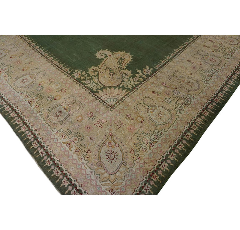 19th Century N. Indian Amritsar Carpet 12'0" x 14'9"