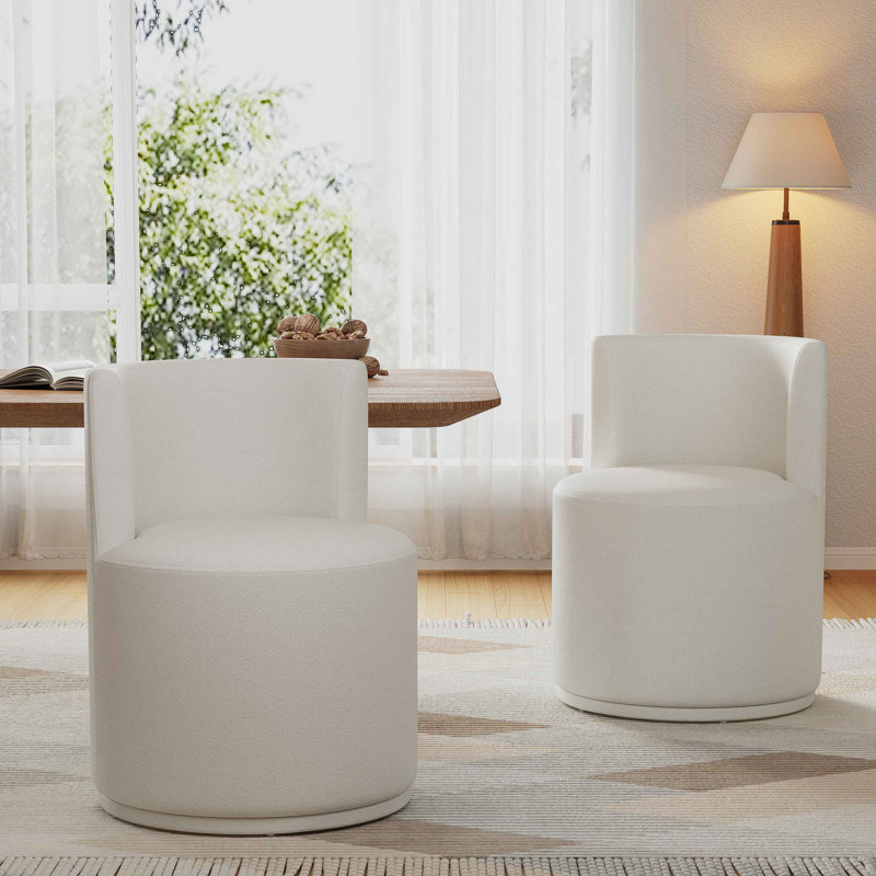 Ensemble de 2 chaises d'appoint rembourrées Modern, 2