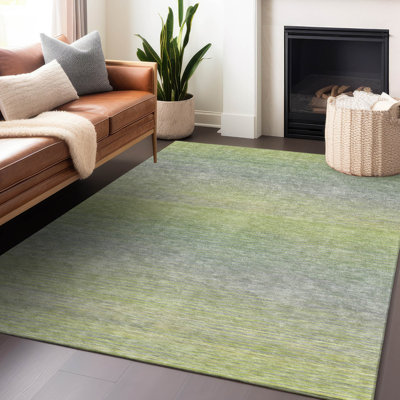 Tapis intérieur / extérieur vert Tanoura