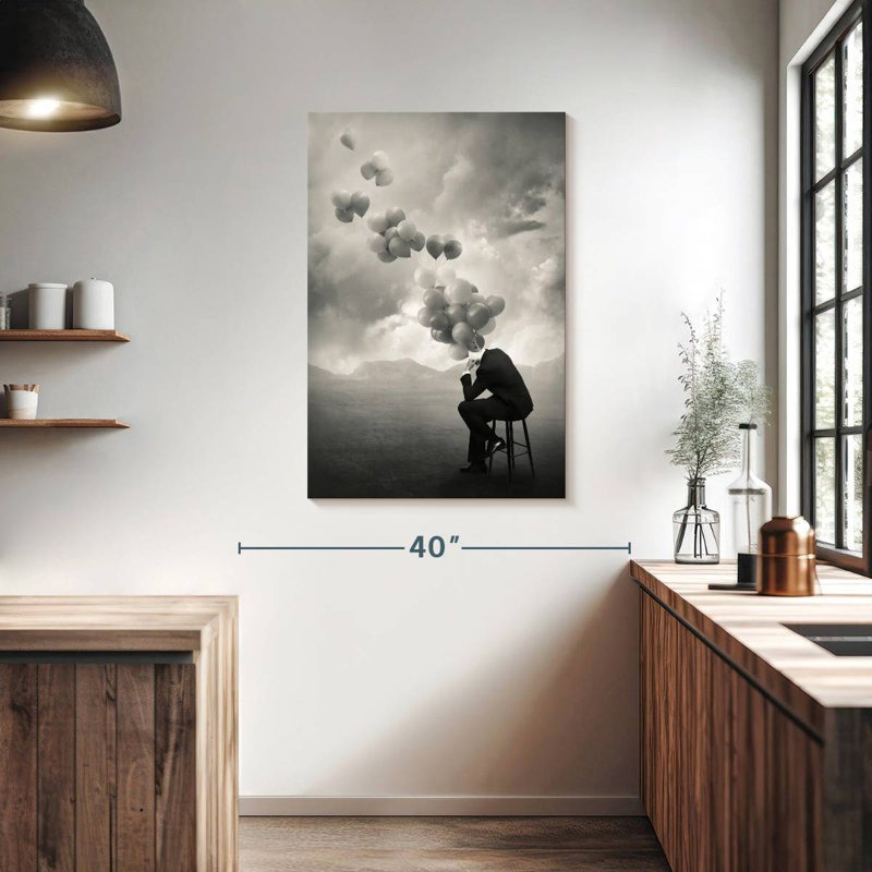 Alcaraz Think Abstract, 39" H x 26" W