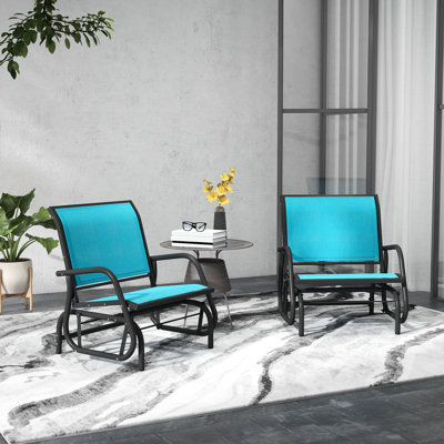 Chaise berçante confortable en maille