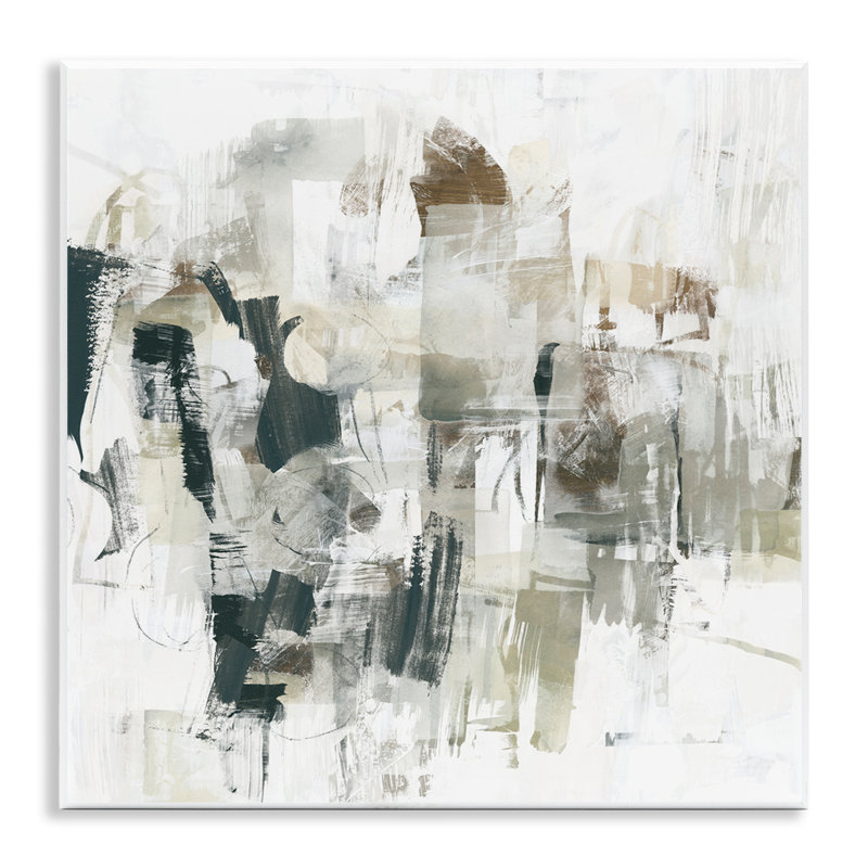 "Streaked Paint Strokes", art mural sur bois par June Erica Vess