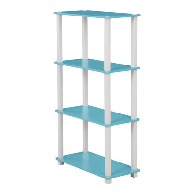 Johnston 4 Tier Toolless Assembly Shelving Unit Bookcase