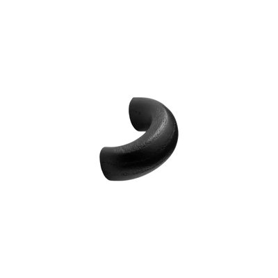 Black Stained Wood "Bulla" Drawer Pull