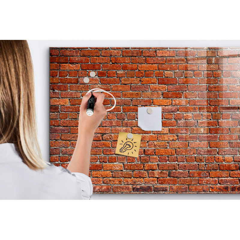 Magnetic Glass Photo Memo Board