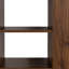 Vitrine à 3 niveaux à 3 tiroirs de 72,18 po de hauteur et 19,29 po de largeur et 12,11 po de largeur pour bureau moderne en bois avec tablettes de rangement et salon