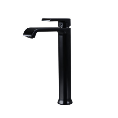 Robinet de lavabo vasque à poignée simple avec drain