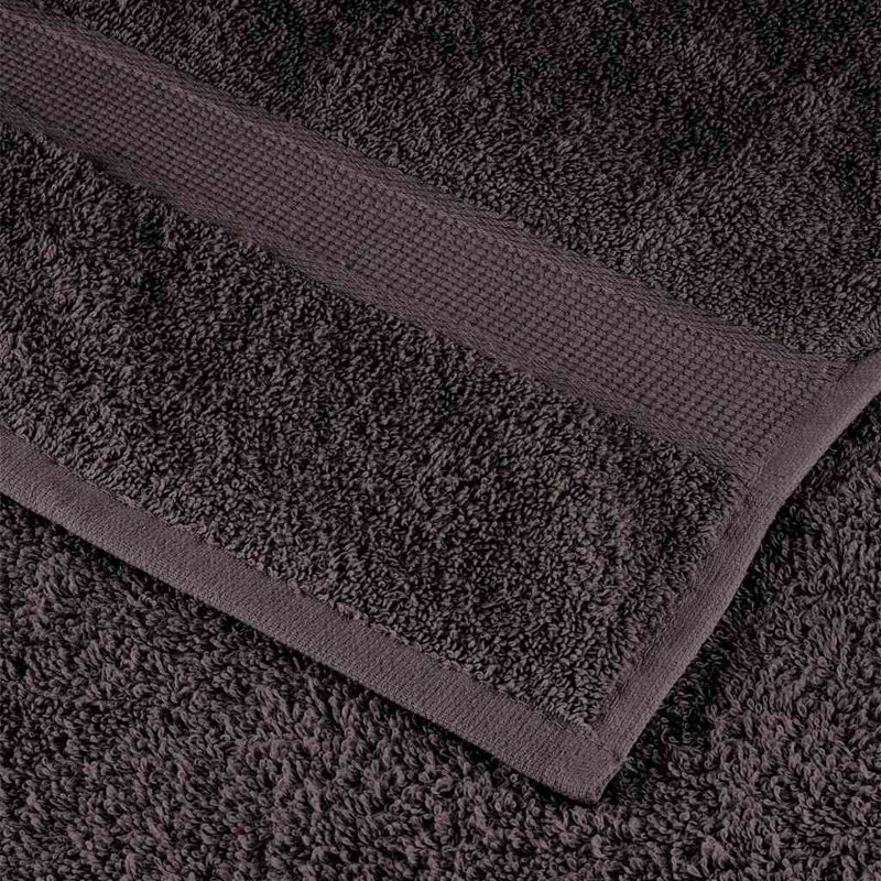 Towel Set 360 Gsm 100% Cotton, 12 Piece Towel Set, Anthracite