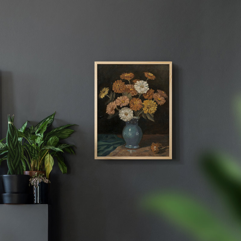 «Vintage Floral CCL III» sur, Naturel, H 14 po x l 11 po