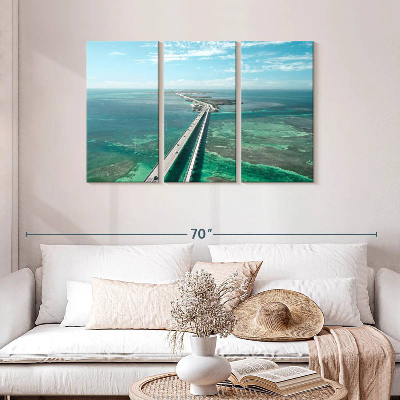Lilie Wonderful Seven Mile Bridge, H 28 po x l 45 po