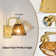 Vintage Wireless Rechargeable Armed Sconce with Remote and Bulb
