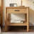 Natural Rubber Wood Side Table
