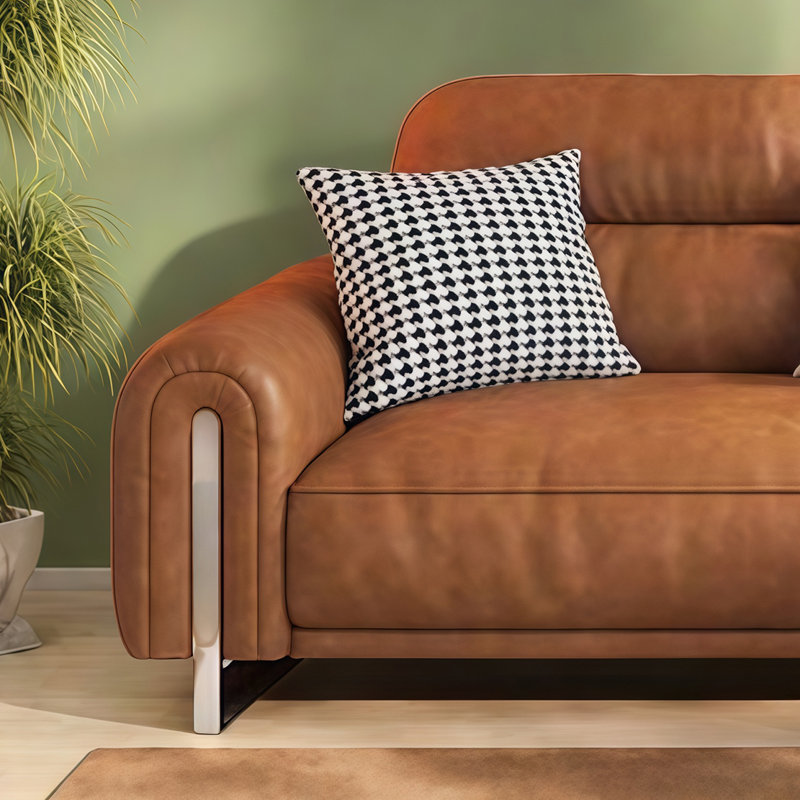 Canapé à la française de style français simple et rétro, H 33,46 po x l 133,85 po x P 41,33 po
