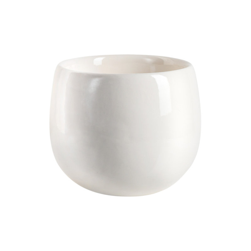 Ceramic Table Vase, 5.5" H x 6" W x 6" D