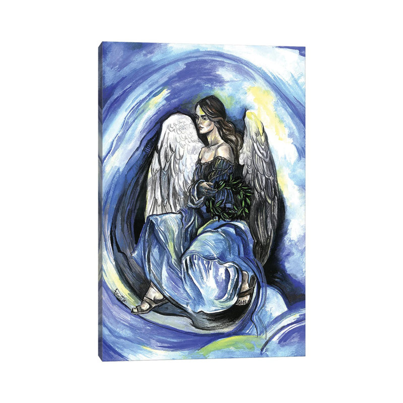 Angel Of Triumph by Fanitsa Petrou - Wrapped Canvas Print