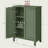 Bathroom Floor Storage Cabinet with 2 Adjustable Shelve-1567161023
