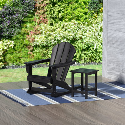 Laguna Outdoor Adirondack Chair With Table