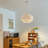 Frese 20" W 3-Light Rattan Drum Chandelier-1705822282