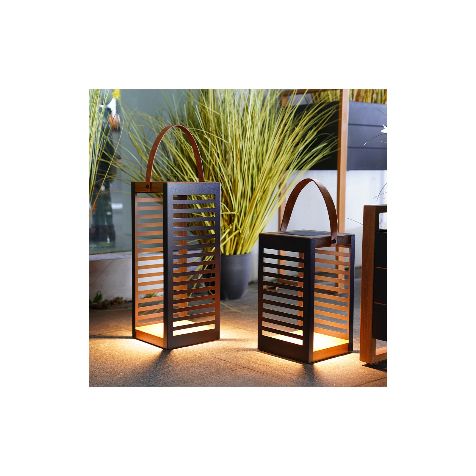 Solar Powered Outdoor Floor Lamp