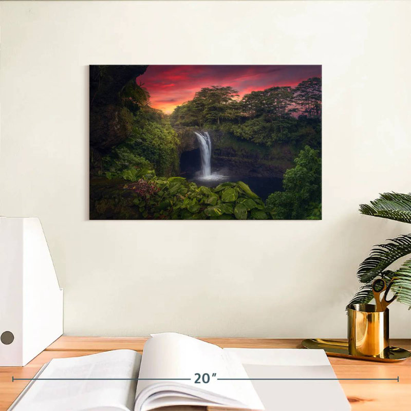 Alvord Rainbow Falls à Hilo, H 8 po x l 12 po