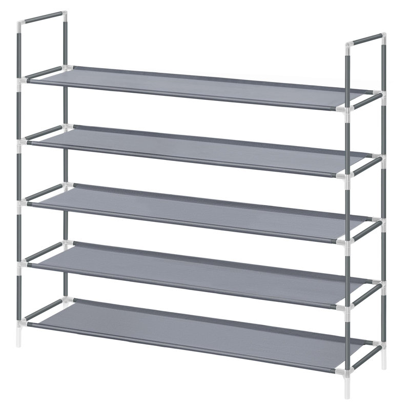 5-tier Shoe Rack, Dove Gray/Ink Black