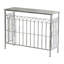 Console 40 po x 14 po x 31 po en fer forgé (seulement avec table basse)