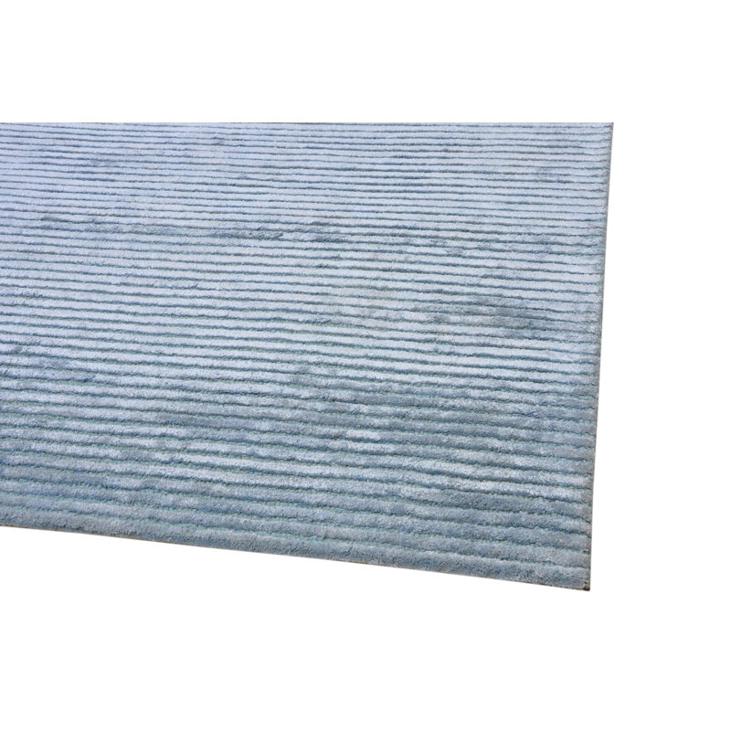 Edgy Hand Tufted Viscose Indoor Rug, Rectangle 7'9" x 9'9"