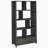 Dylan Weathered Grey 4-shelf Storage Bookshelf-755086792