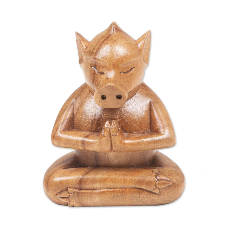Statuette en bois Trinx