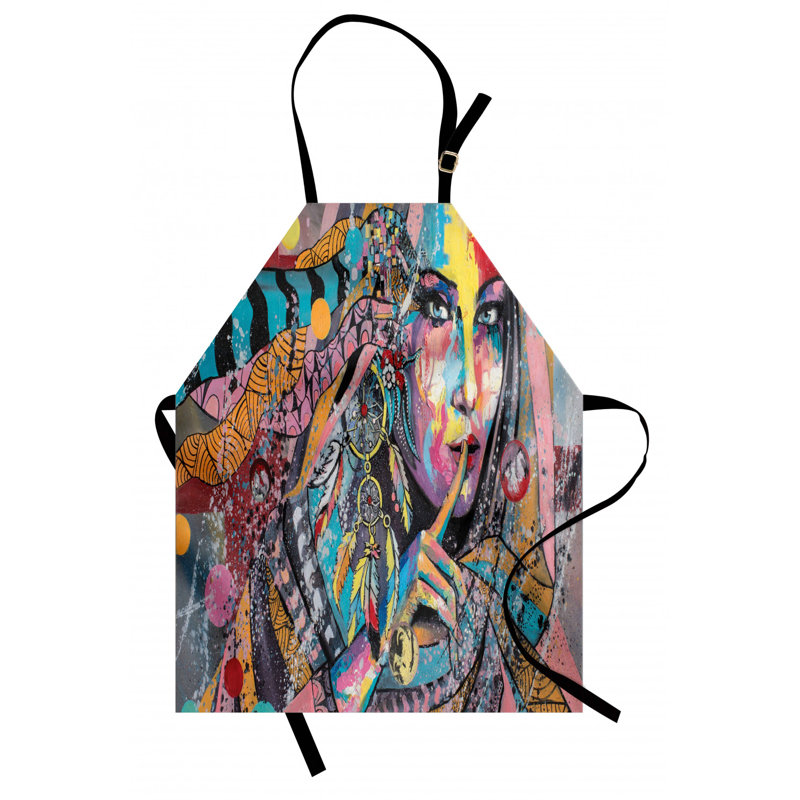 Tablier de fille à motif d’art fine
