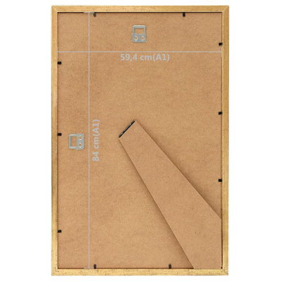 Bessinger Gold Picture Frame - Set of 5