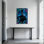 «Cyberpunk with Motivational Quotes», reproduction d'art sur toile tendue sur toile, ensemble de 1