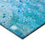 Tapis bleu abstrait tissé à la machine-1418909956
