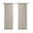 Plaid Rod Pocket And Back Tab Curtain Panel With Fleece Lining For Thermal Insulation And Privacy, 50X95 Inches-1269621054-1269621027