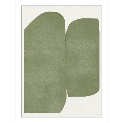 Rooney "Green Paper Cut Modern" Print