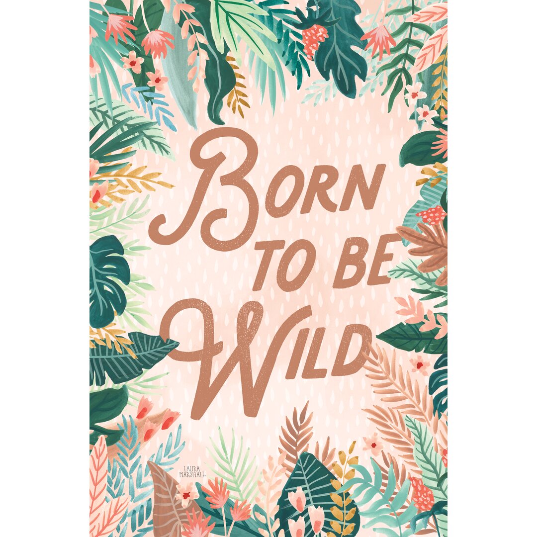 Leinwandbild Jungle Hangout VI Born To Be Wild von Laura Marshall