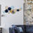 Hand-Painted Decorative Metal Wall Accessory, 35.4 x 16.5 inches | 100% Metal, Thickness: 0.03 inches | Unique Design with Color Variations | Perfect for Home Decor, Living Room & Office Aesthetic