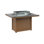 Donoma Rectangular Dining Fire Pit Table