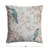 Square Cotton Velvet Printed Pillow with Birds and Branches