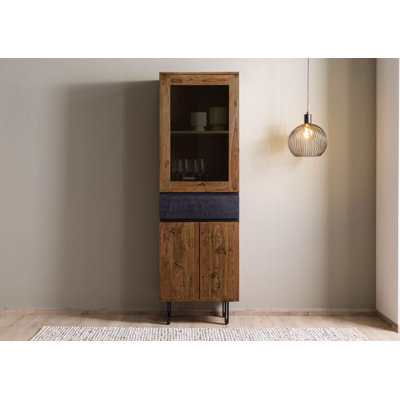 LICHTENBERG Solid Wood 60 cm W Display Cabinet China Cabinet